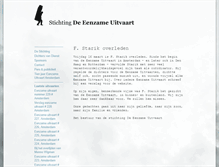 Tablet Screenshot of eenzameuitvaart.nl