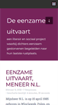 Mobile Screenshot of eenzameuitvaart.be